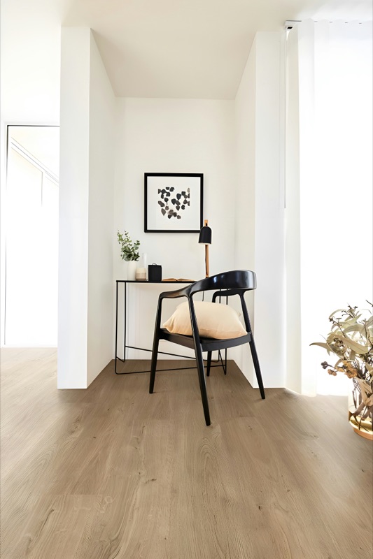 Waterproof LVP flooring living room Eugene Oregon